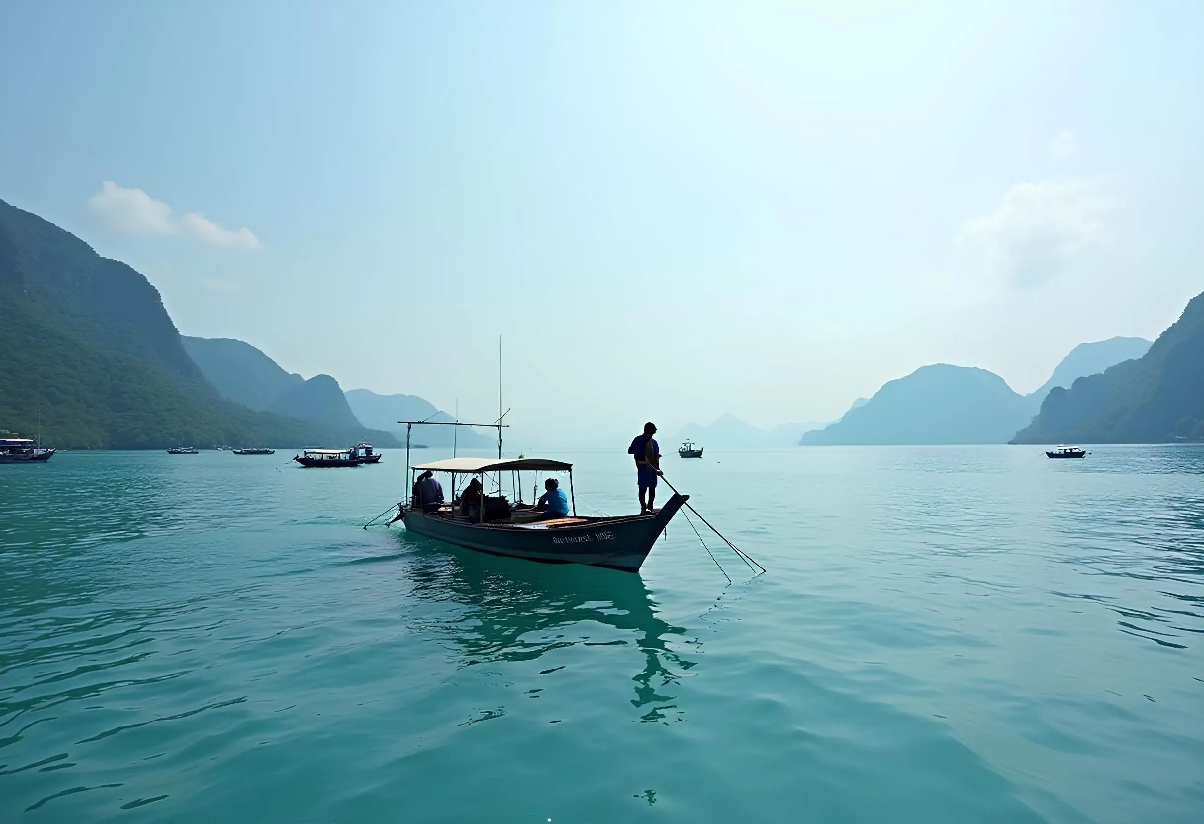 Рыбалка у берегов пляжа Rawai на Long-Tail Boat