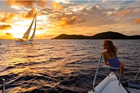Уединение на закате. Coral Island